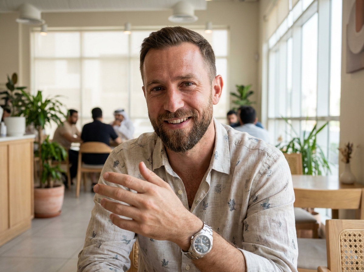 A café owner